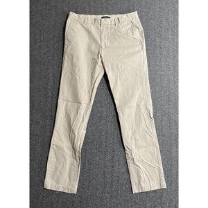 Banana Republic Aiden Chino Men’s Pants Beige Casual Size 33/34